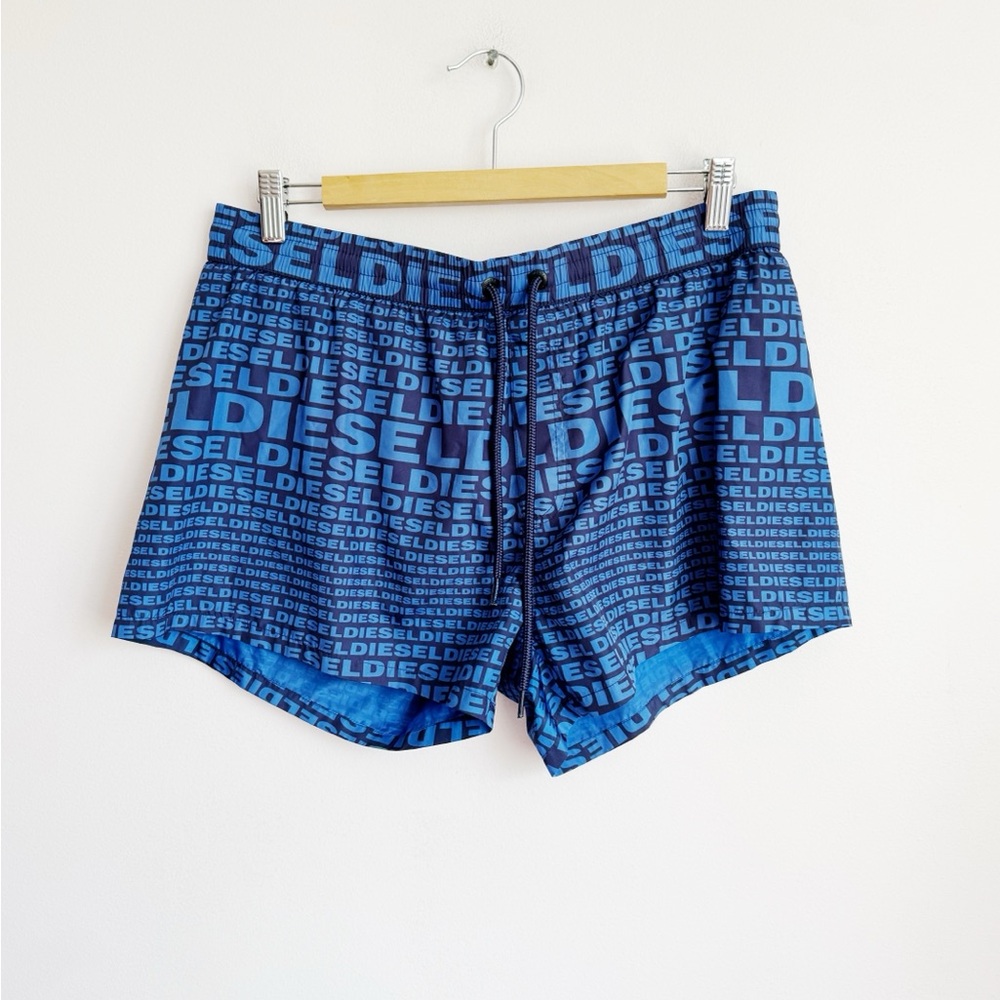 Blue Diesel Logo Beach Shorts